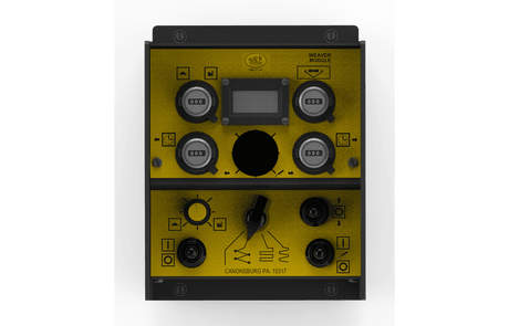 Bug-O WEAVER CONTROL MODULE MDS-1005-DIAL welding tool panel with lockable dials, connectors, switches—WeldingMart equipment.