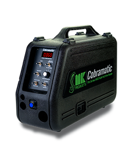 MK Products Cobramatic Pro Series Wire Feeder - 150-008, a high-performance wire feeding system designed for precision and versatility in professional welding applications.

