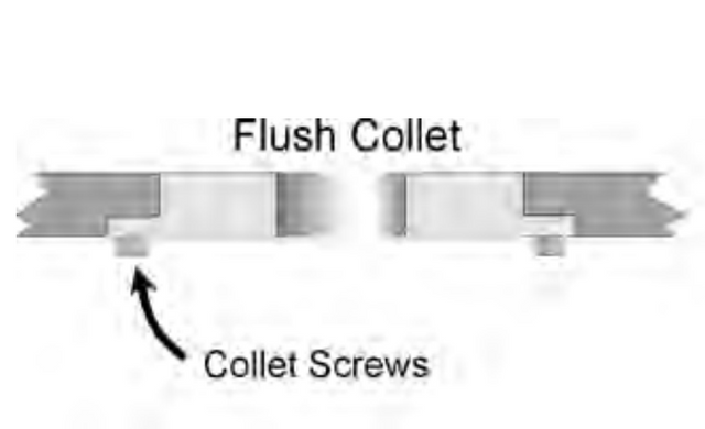 Flush collet 5001 series specifically designed for MK Products welding systems, accommodating 0.450 inch outer diameter wire. Features precision engineering for optimal wire grip and alignment, flush design for specific applications, and durable construction for industrial use. This high-quality component ensures consistent welding performance and maintains weld joint alignment. The 5001 series flush collet is an essential part for professional welders using compatible MK Products systems, providing reliabl