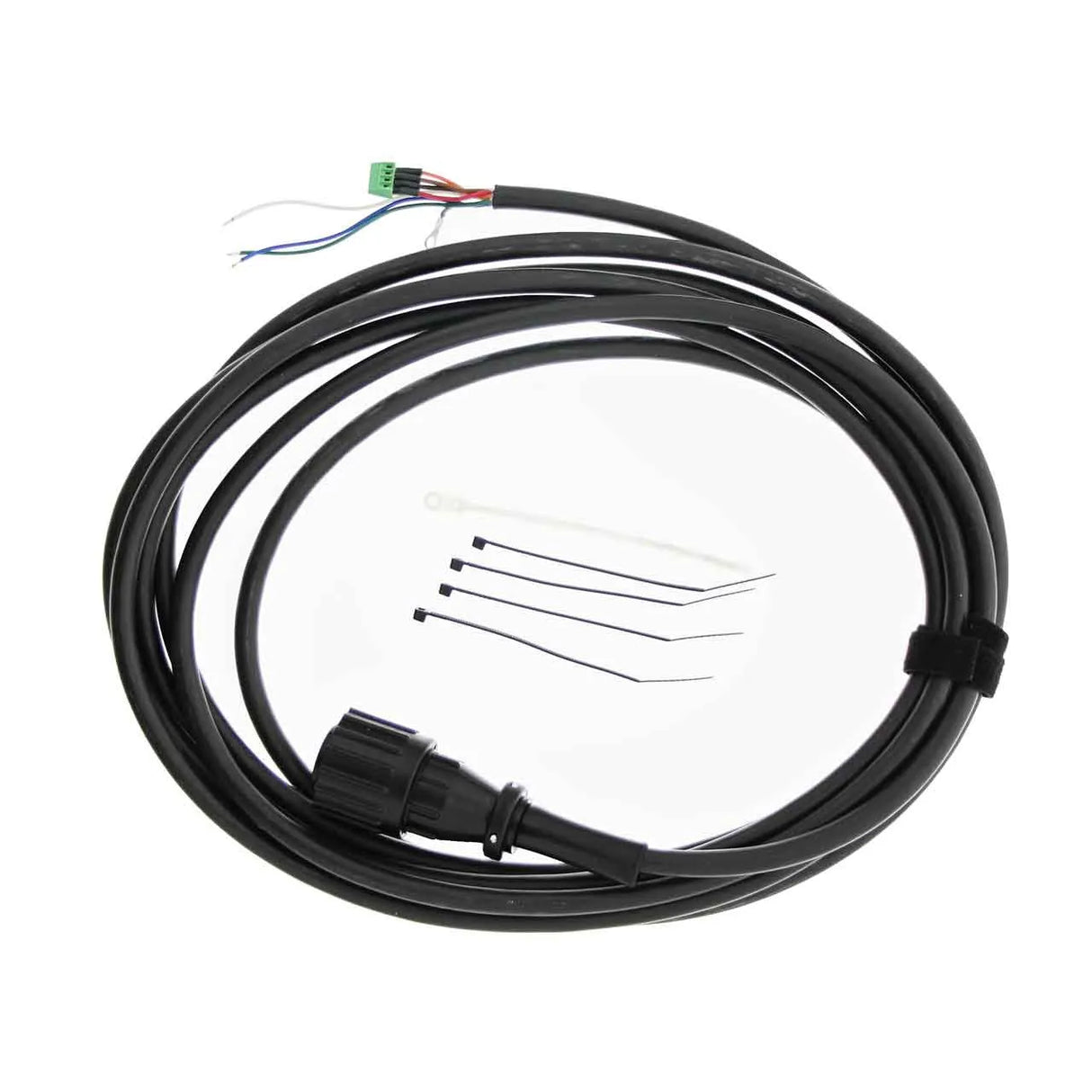 35-foot control cable with 7-pin T-block connector, specifically engineered for MK Products welding system compatibility. Features heavy-duty construction for challenging industrial environments, efficient long-distance signal transmission, and versatile application in extensive welding setups. This extra-long cable provides superior reach and flexibility, making it an excellent solution for professional welders managing large-scale projects or complex welding layouts. The 7-pin T-block connector ensures se