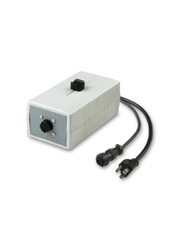 Universal adapter for Sidewinder Mini Spool Guns. Provides 12VDC power from 115VAC input, compatible with all welding power sources, enhancing versatility in welding applications.

