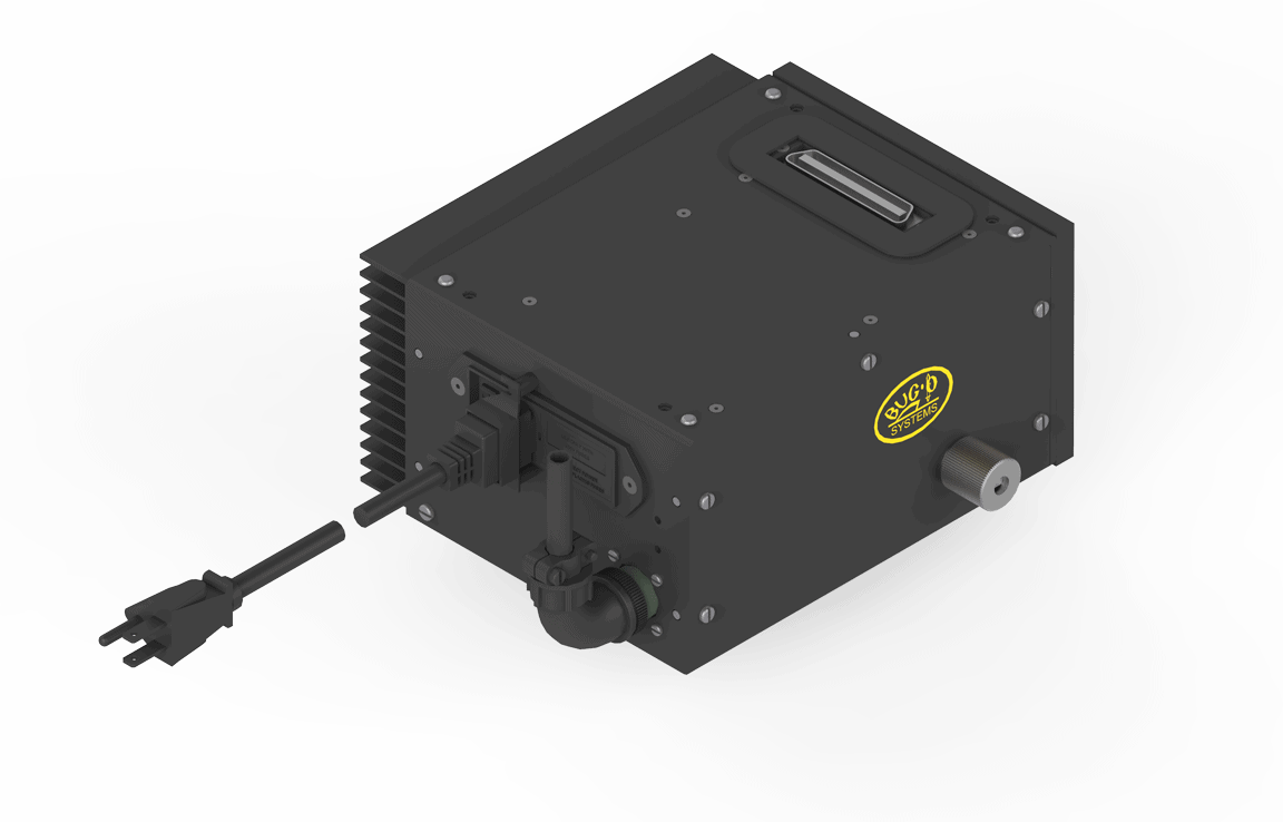 Bug-O MASTER DRIVE UNIT 240 VAC MPD-1002 welding drive with cooling fin, connectors, and QMC-D SERIES label, for WeldingMart.