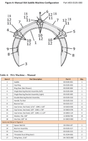 Exploded diagram of Mathey Dearman 55A saddle machine with labeled welding parts, ring gear, and parts list for industrial use.