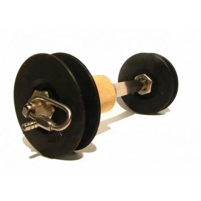 Mathey Dearman Double Seal Purge System DS120-130, 120-130mm, silicone disks, metal center, welding equipment, black/gold.