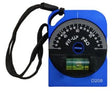 Mathey Dearman D208 blue magnetized pocket level & inclinometer for welding, with protractor, spirit level, lanyard, WeldingMart.