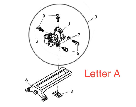 Mathey Dearman Torch Arm, MSA 8SA - 03.0101.001, a precision-engineered component for accurate torch positioning and support in 8SA series pipe cutting and beveling machines.

