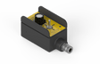 Bug-O PRS-1075 Dual Motion Pendant Control, black/yellow welding equipment control box with knobs for precise weld automation.