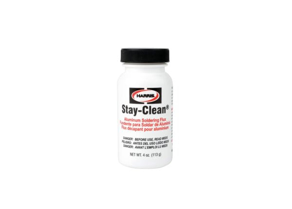 Harris Stay-Clean Aluminum Soldering Flux - Four Ounce Jar - (24 Pack) - SCAF4