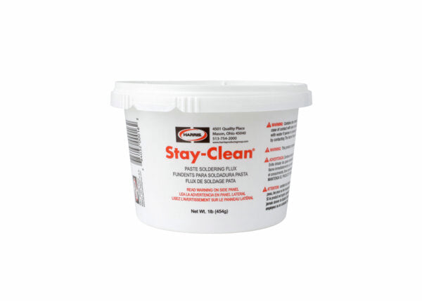 Harris Stay-Clean Paste Soldering Flux - One Pound Jar - (12 Pack) - SCPF1