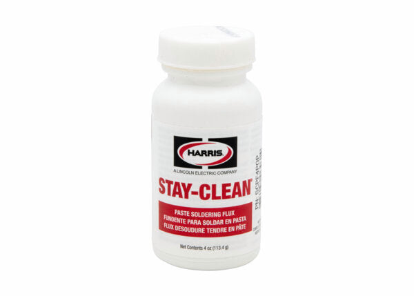 Harris Stay-Clean Paste Soldering Flux - 4 Ounce Jar - (24 Pack) - SCPF4