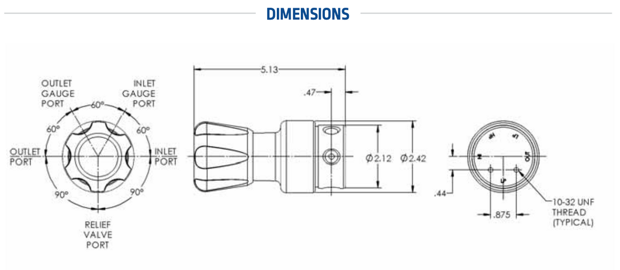 Harris Model 701-015-000-A - 701015000A - High Purity Regulator