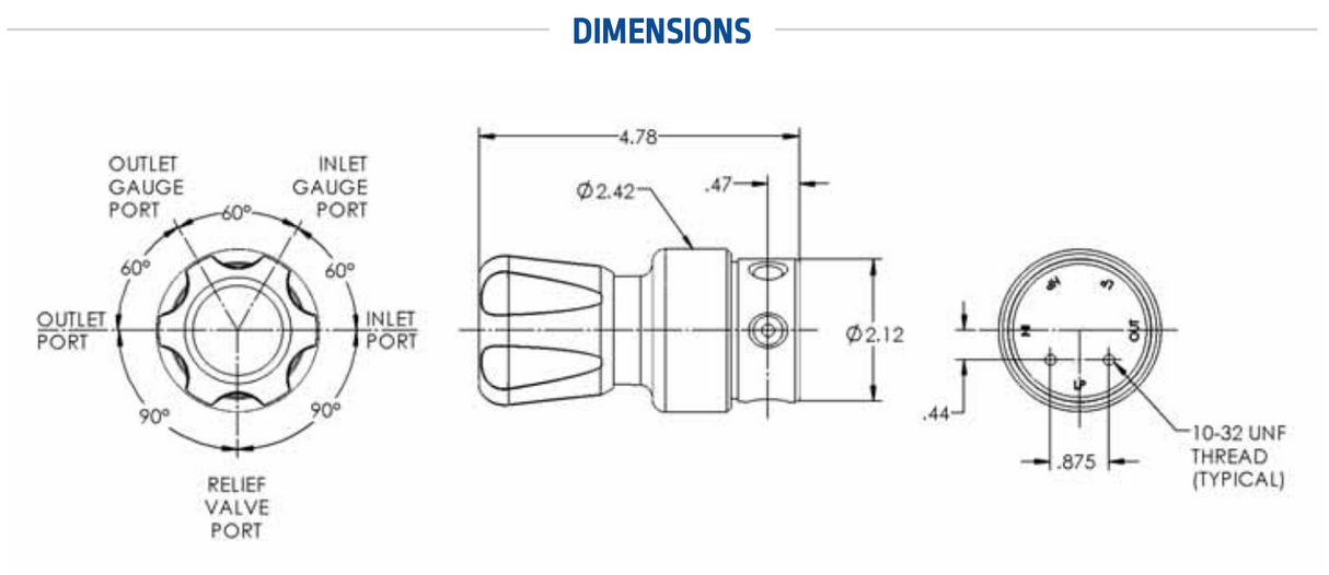 Harris Model 401-015-000-A - 401015000A - General Purpose Regulator