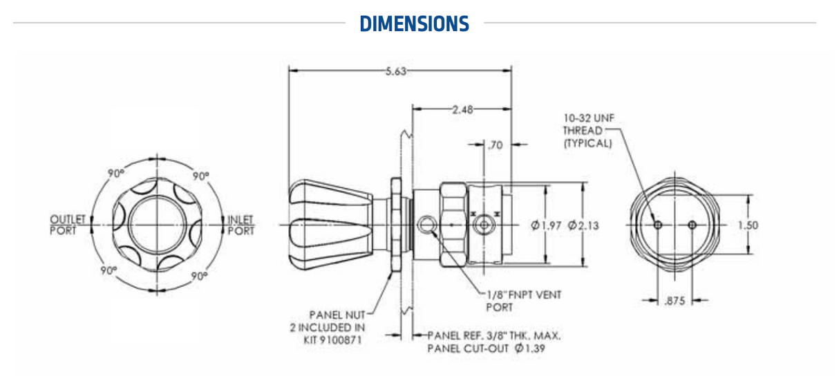 Harris Model HP744-015 Stainless Steel Back Pressure Regulator - 4001100