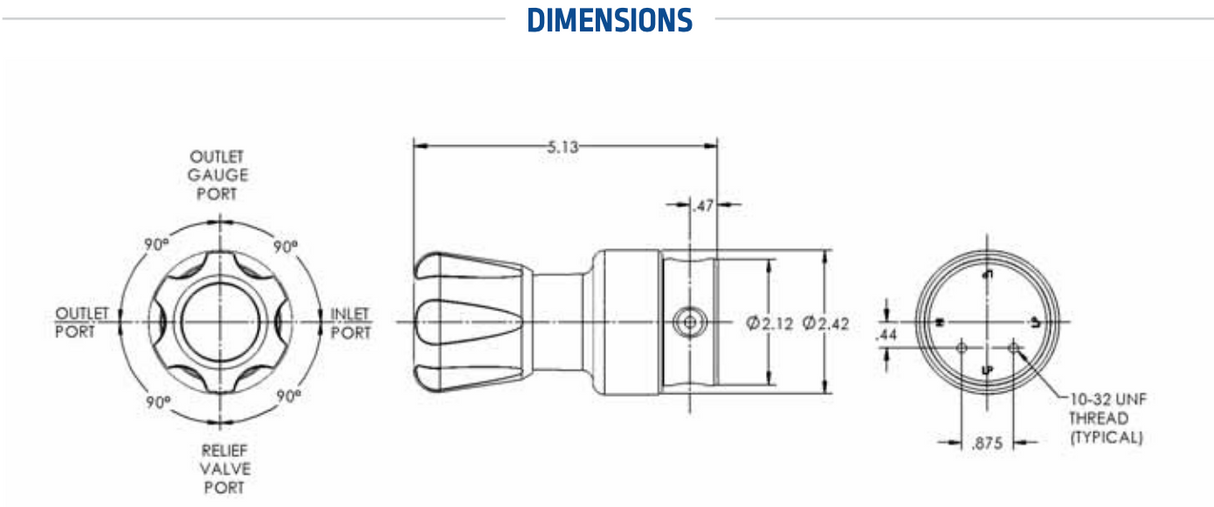 Harris Model 403-015-000-D - 403015000D - General Purpose Brass Regulator