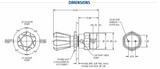 Harris Ultra High Purity Brass Barstock Regulator - Model 723C-250-000-C-3 - 723C250000C3