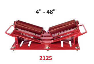 Mathey Dearman Pipe Launcher Stand for 2” to 24” pipes, featuring a durable frame and weather-resistant design - 2125.

