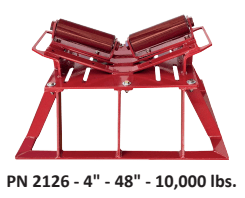Mathey Dearman Pipe Launcher Stand for 4” to 48” pipes, featuring a durable frame and weather-resistant design - 2126.

