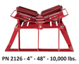 Mathey Dearman Heavy-Duty Pipe Launcher Stand for 4” to 48” pipes, featuring a reinforced frame and weather-resistant design - 2126HD.

