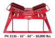 Mathey Dearman Pipe Launcher Stand for 16” to 60” pipes, featuring a durable frame and weather-resistant design - 2136.

