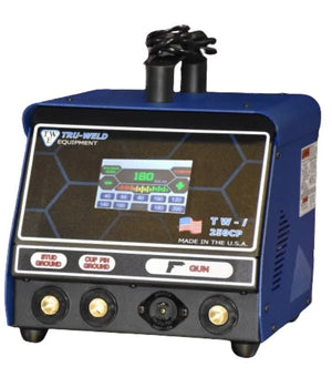 TurWeld TWi-250CP Cuphead Pin Capacitor Discharge Welder with digital display, controls, USA-made, for stainless steel studs.