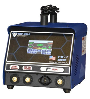 TruWeld TWi-250 1/4″ Capacitor Discharge Welding System with digital controls, ports, coil wire, for stainless steel studs.