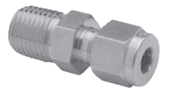 Harris Tube Fitting 1/4” x 1/4’ MNPT Stainless Steel - 9007049