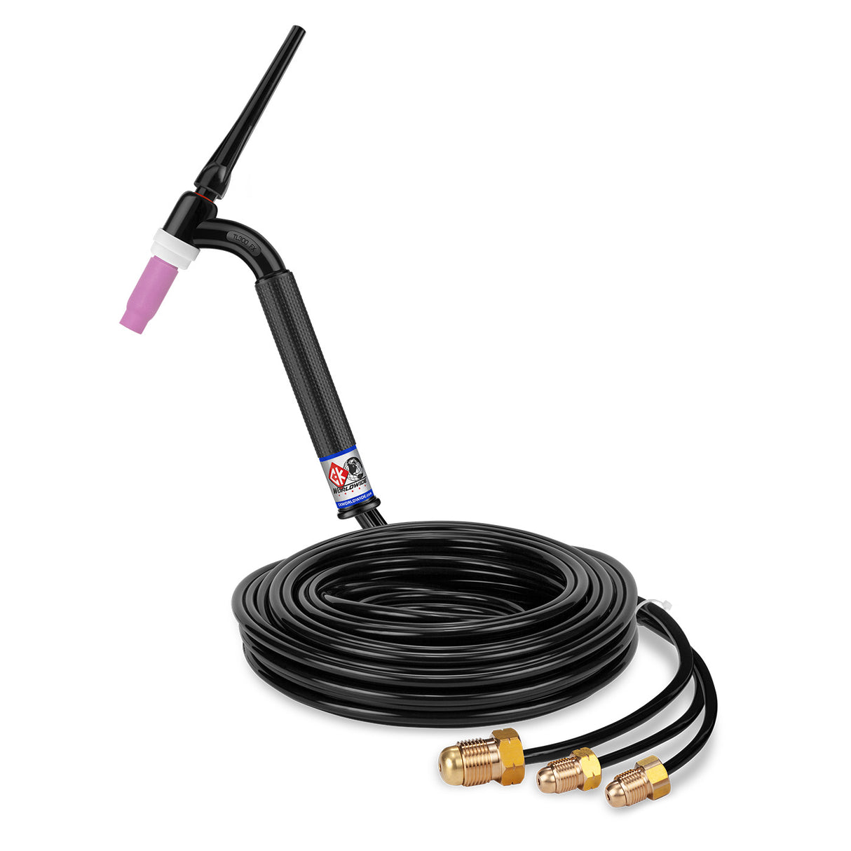 CK Worldwide - Tl325 Fx - 350 Amp Flex Head Tig Torch, Water-Cooled, 25' Standard Cables, Trim Line - Tl325 Fx