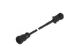 Bug-O UNI-BUG III Contact Cable 25' connectors for welding equipment, aligned on white, ready to connect. WeldingMart accessory.