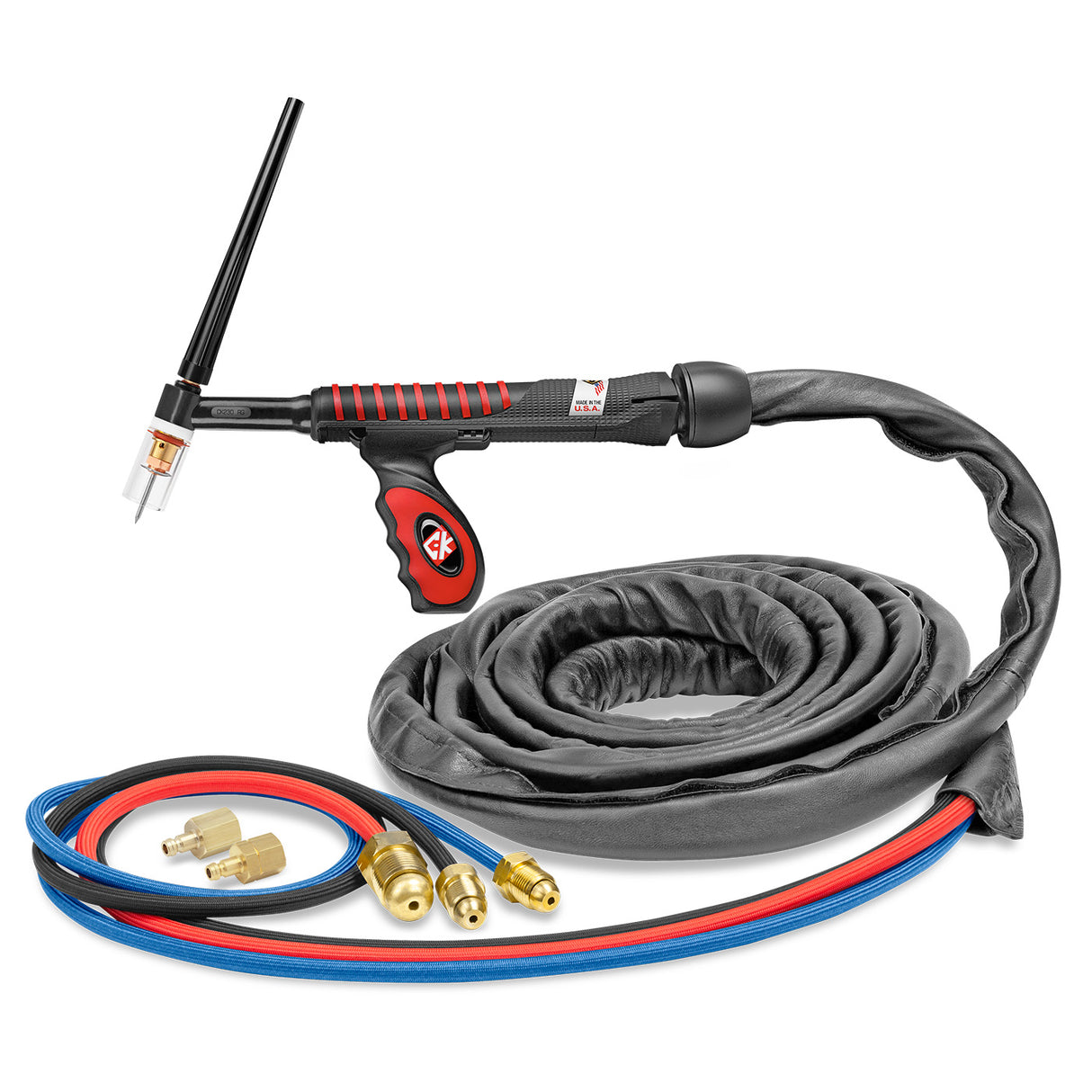 CK Worldwide - Usfl2312Sf - 230 Amp Flex-Loc Tig Torch, Water-Cooled, 12.5' Superflex Cables - Usfl2312Sf