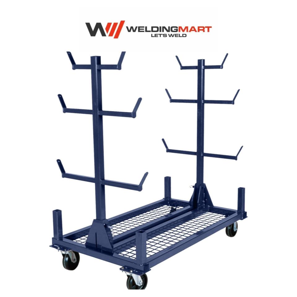 B&B Sumner Conduit Stacker Cart 2 with Mesh Floor – 1,000 lb Capacity – CSC2