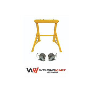 B&B Sumner High Adjust-A-Roll - Folding Pipe Roller - 32" Height