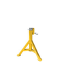 B&B Sumner 4200PWH Lo Pro-Jack Fixed Leg Pipe Jack for welding, pipe support; phenolic wheel head, heavy-duty, height adjustable.