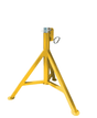 B&B Sumner 4100BASE Pipe Jack Base Only—yellow, fixed-leg welding stand with locking pin for pipe fabrication, WeldingMart.