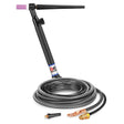 CK Worldwide - Ck1325Vn Rg - 130 Amp Rigid Head Tig Torch With Valve, Gas-Cooled, 25' Standard Cables - Ck1325Vn Rg - WeldingMart.com