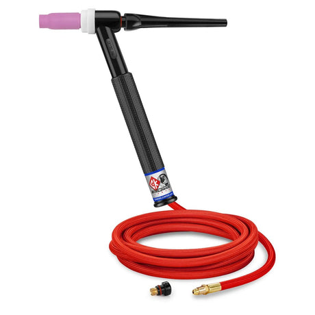 CK Worldwide - Ck1512Hsf Rg - 150 Amp Rigid Head Tig Torch, Gas-Cooled, 12.5' Superflex Cables - Ck1512Hsf Rg - WeldingMart.com
