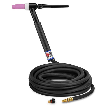 CK Worldwide - Ck1525H Rg - 150 Amp Rigid Head Tig Torch, Gas-Cooled, 25' Standard Cables - Ck1525H Rg - WeldingMart.com