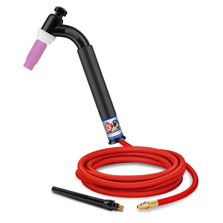 CK Worldwide - Ck1525Hsf Fx - 150 Amp Flex Head Tig Torch, Gas-Cooled, 25' Superflex Cables - Ck1525Hsf Fx - WeldingMart.com