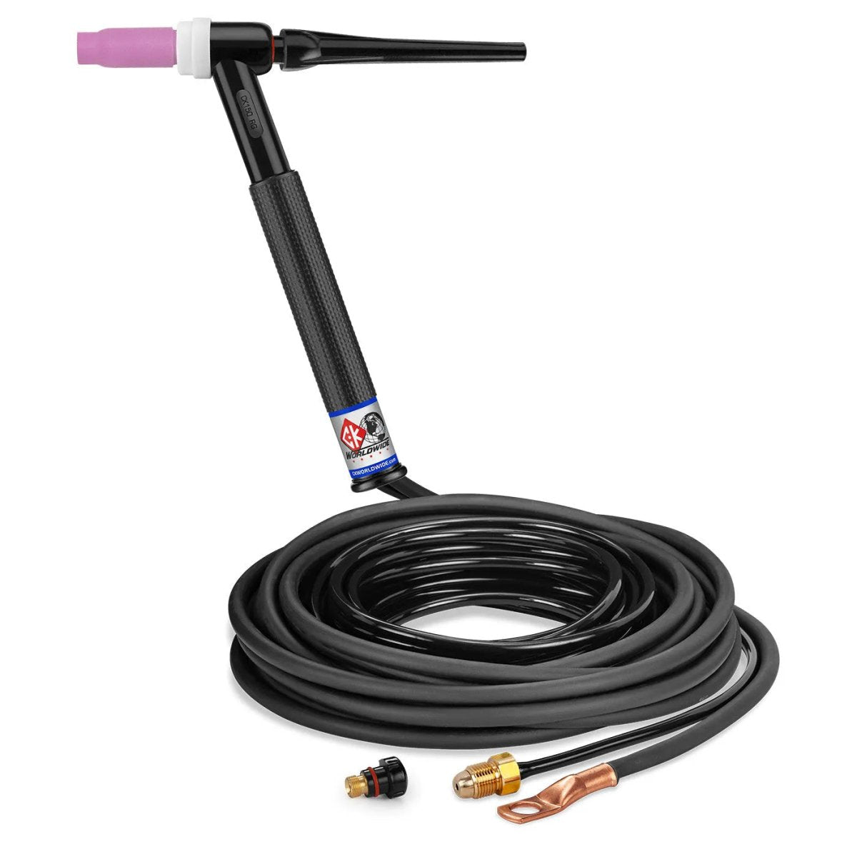 CK Worldwide - Ck1525N Rg - 150 Amp Rigid Head Tig Torch, Gas-Cooled, 25' Standard Cables - Ck1525N Rg - WeldingMart.com