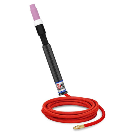 CK Worldwide - Ck17P-12-Rsf - 150 Amp Rigid Head Tig Torch, Gas-Cooled, 12.5' Superflex Cables - Ck17P-12-Rsf - WeldingMart.com