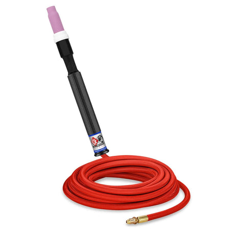 CK Worldwide - Ck17P-25-Rsf - 150 Amp Rigid Head Tig Torch, Gas-Cooled, 25' Superflex Cables - Ck17P-25-Rsf - WeldingMart.com