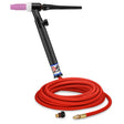 CK Worldwide - Ck17V-25-Rsf Rg - 150 Amp Rigid Head Tig Torch With Valve, Gas-Cooled, 25' Superflex Cables - Ck17V-25-Rsf Rg - WeldingMart.com