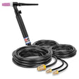 CK Worldwide - Ck18V-25 - 350 Amp Rigid Head Tig Torch With Valve, Water-Cooled, 25' Standard Cables - Ck18V-25 - WeldingMart.com