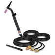 CK Worldwide - Ck20V-12 Fx - 250 Amp Flex Head Tig Torch With Valve, Water-Cooled, 12.5' Standard Cables - Ck20V-12 Fx - WeldingMart.com
