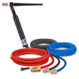 CK Worldwide - Ck2312Sf - 300 Amp Rigid Head Tig Torch, Water-Cooled, 12.5' Superflex Cables - Ck2312Sf - WeldingMart.com