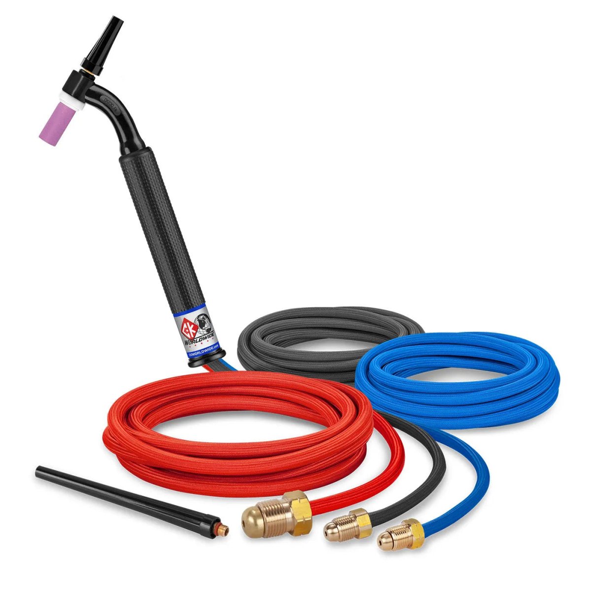 CK Worldwide - Ck2312Sf Fx - 300 Amp Flex Head Tig Torch, Water-Cooled, 12.5' Superflex Cables - Ck2312Sf Fx - WeldingMart.com