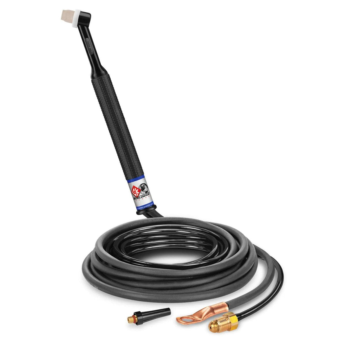 CK Worldwide - Ck24-12-2 Rg - 80 Amp Rigid Head Tig Torch, Gas-Cooled, 12.5' Standard Cables - Ck24-12-2 Rg - WeldingMart.com