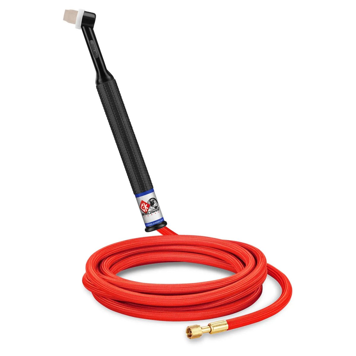 CK Worldwide - Ck24-12-Rsf Rg - 80 Amp Rigid Head Tig Torch, Gas-Cooled, 12.5' Superflex Cables - Ck24-12-Rsf Rg - WeldingMart.com