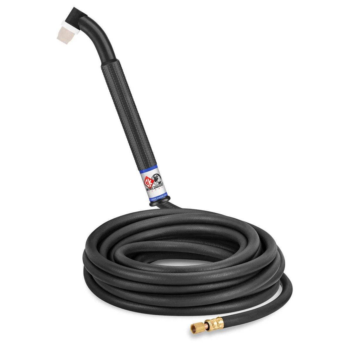 CK Worldwide - Ck24-25-R Fx - 90 Amp Flex Head Tig Torch, Gas-Cooled, 25' Standard Cables - Ck24-25-R Fx - WeldingMart.com