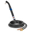 CK Worldwide - Ck24V-12-2 Fx - 90 Amp Flex Head Tig Torch With Valve, Gas-Cooled, 12.5' Standard Cables - Ck24V-12-2 Fx - WeldingMart.com