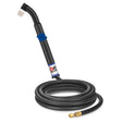 CK Worldwide - Ck24V-12-R Fx - 90 Amp Flex Head Tig Torch With Valve, Gas-Cooled, 12.5' Standard Cables - Ck24V-12-R Fx - WeldingMart.com